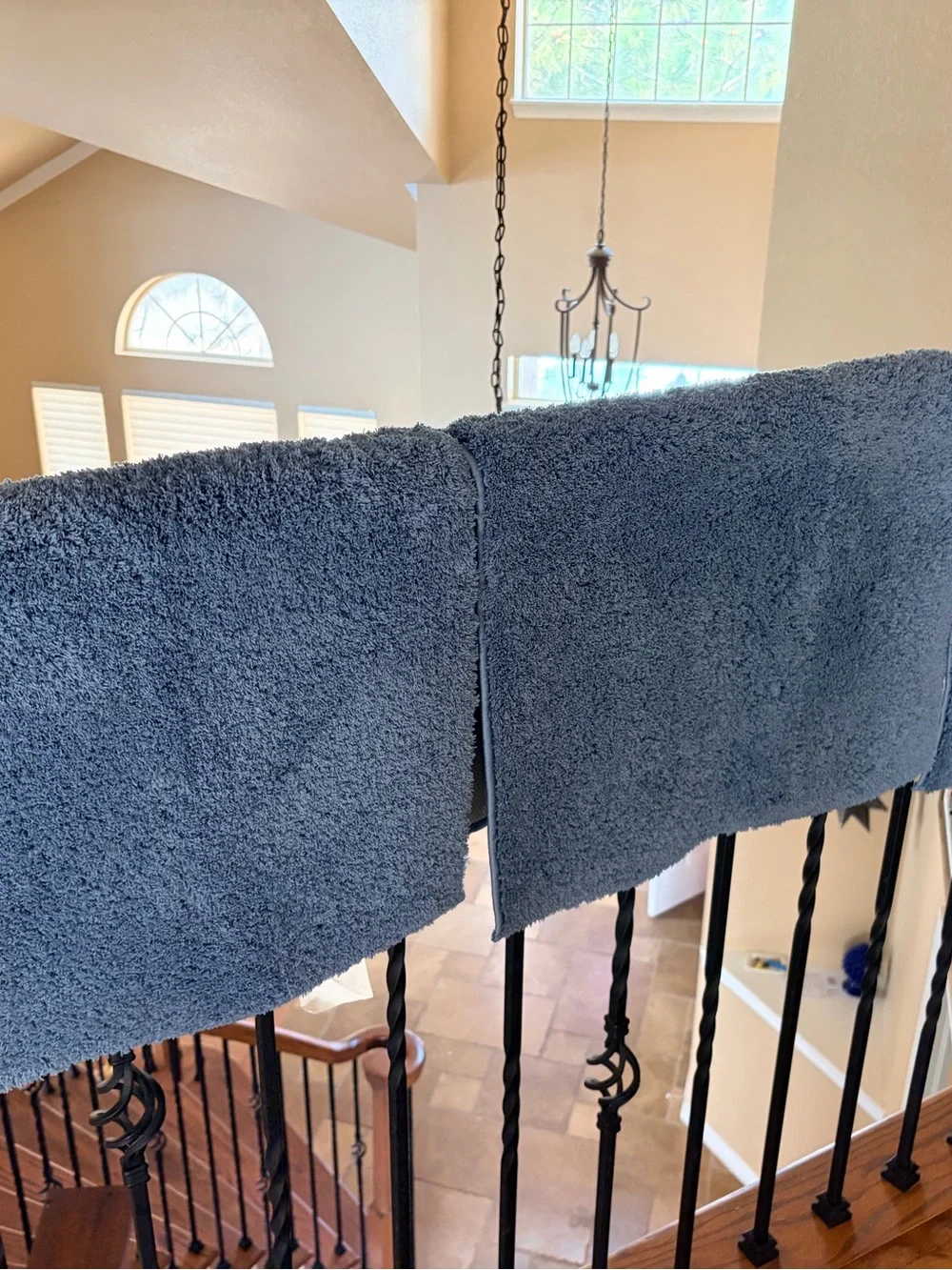 IKEA Navy Blue Plush Bath Rug